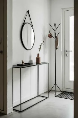 A minimalist entryway