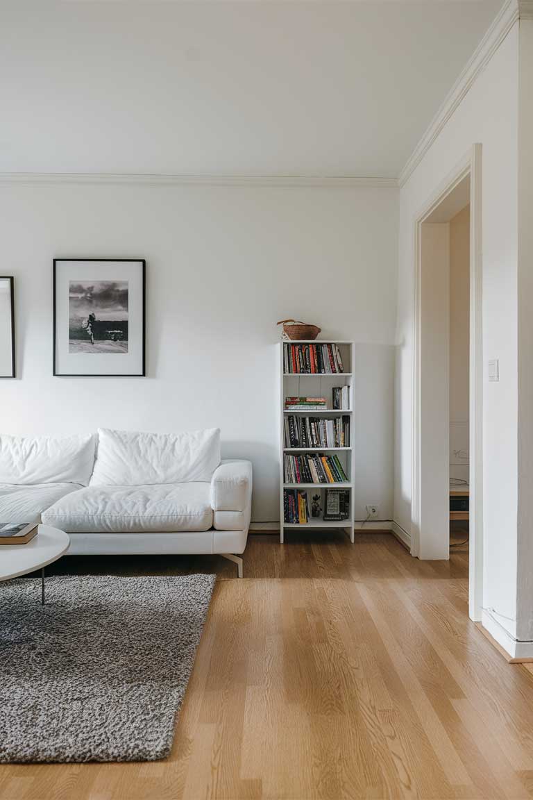 A Scandinavian inspires living room