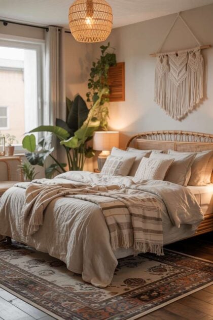 13 Boho Guest Bedroom Ideas That Feel Personal and Inviting 18 A boho guest bedroom