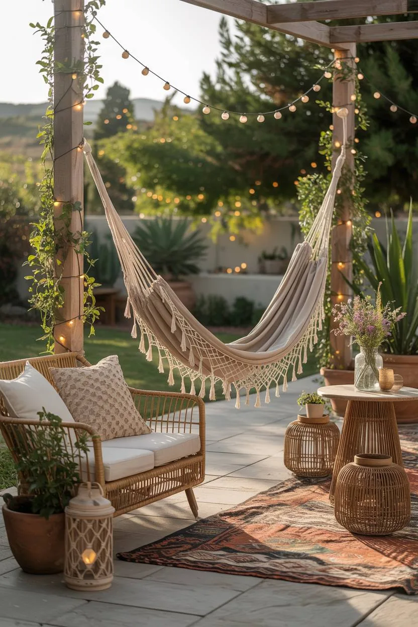 Simple Spaces 22 A boho patio decor