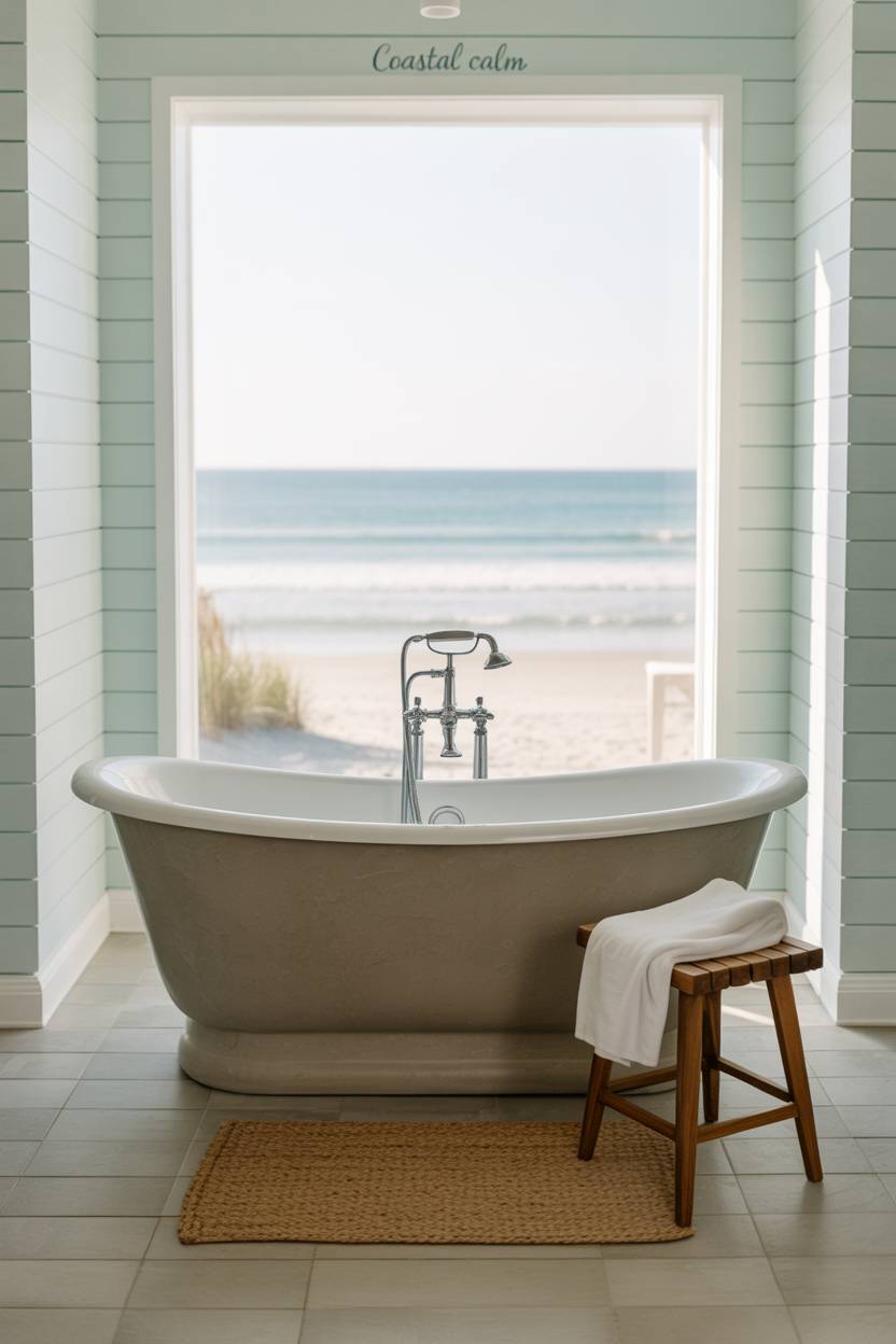Simple Spaces 11 A coastal bathroom design