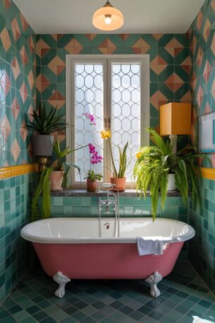 31 Vibrant Colorful Bathroom Ideas to Brighten Your Home