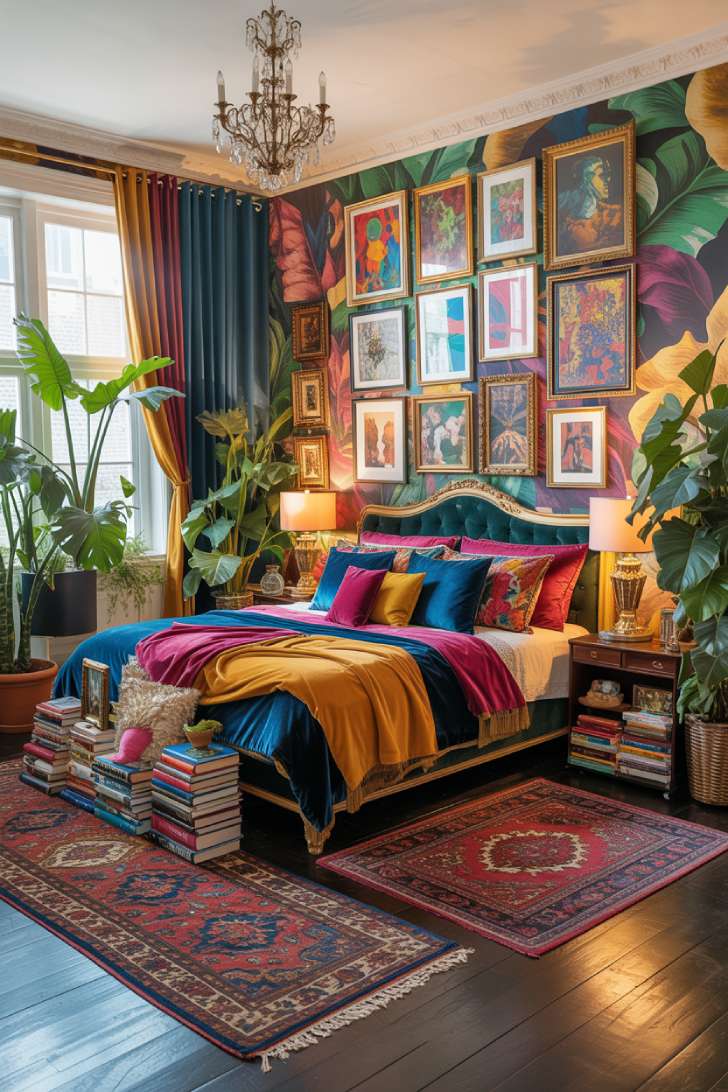 Simple Spaces 11 A colorful maximalist bedroom