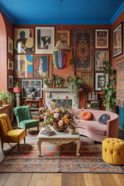 13 Playful Colorful Maximalist Decor Ideas That Spark Joy A colorful maximalist decor
