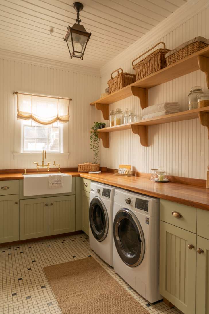 Simple Spaces 11 A cottage laundry room