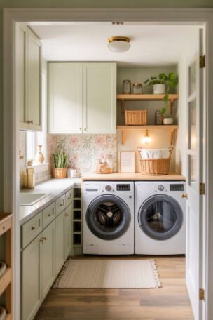 A cute laundry room