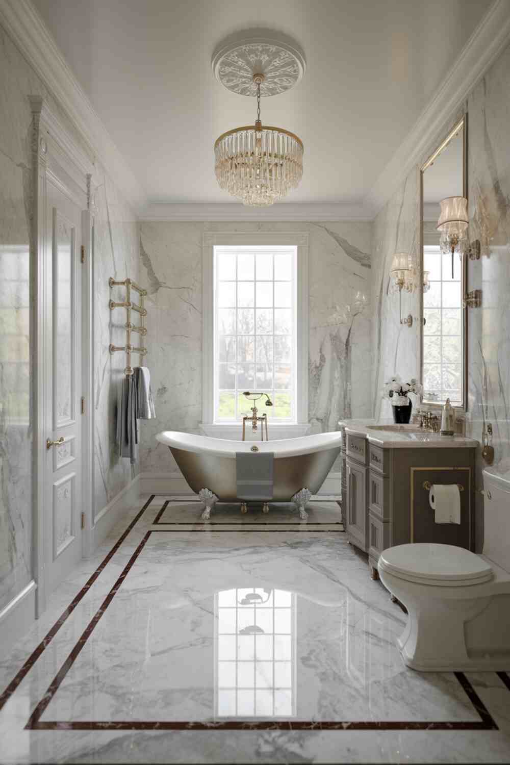 A elegant bathroom design