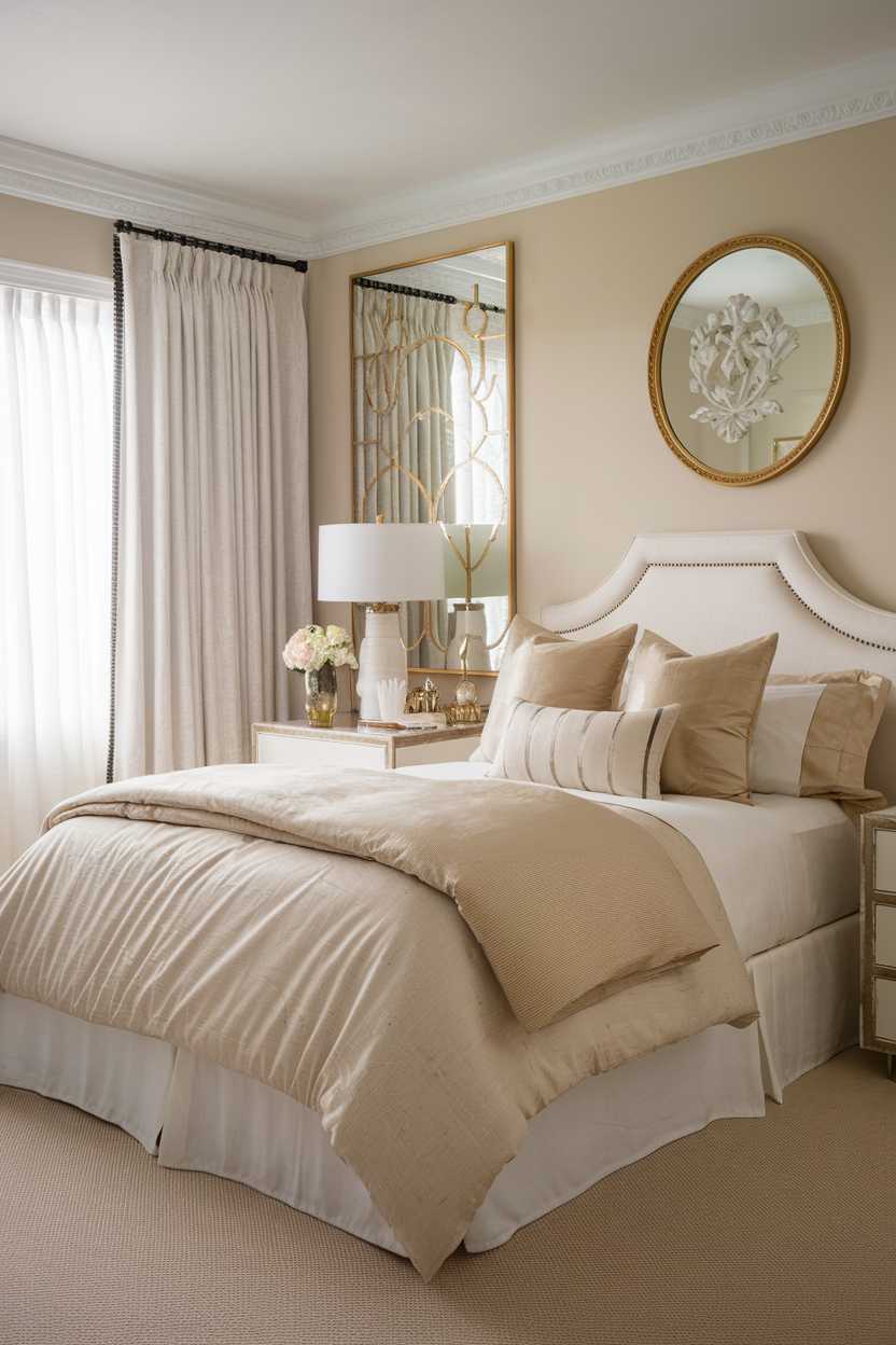 A classy bedroom for women