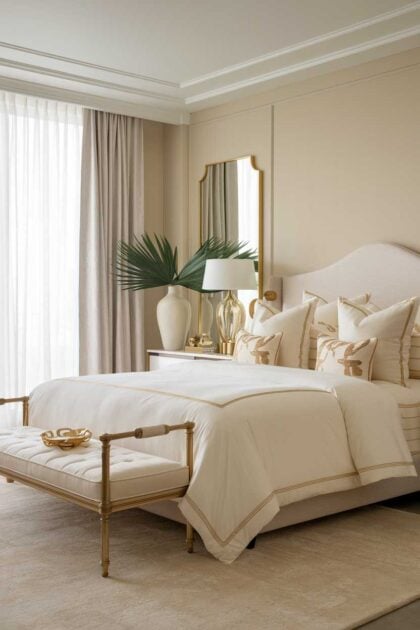 21 Elegant Bedroom Ideas for a Sophisticated Luxury Feel 26 An elegant bedroom
