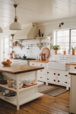 An old farmhouse kitchen