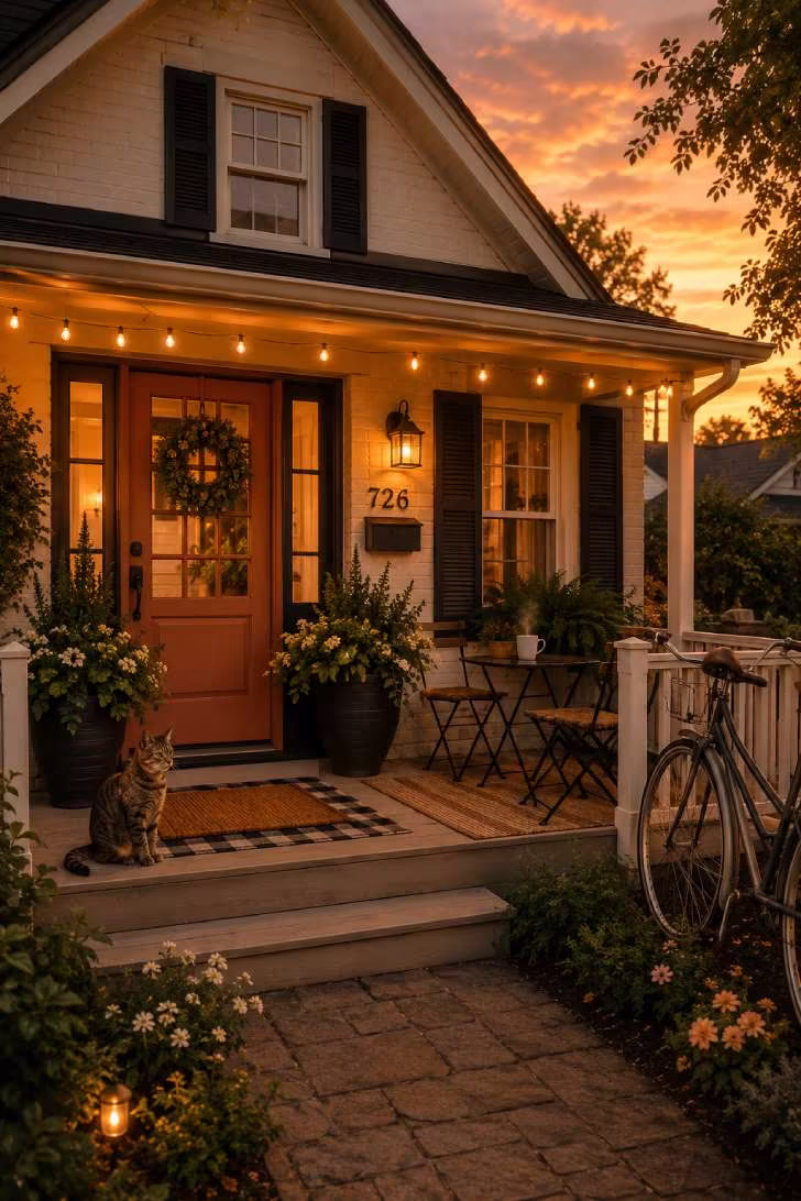 A front patio decoration