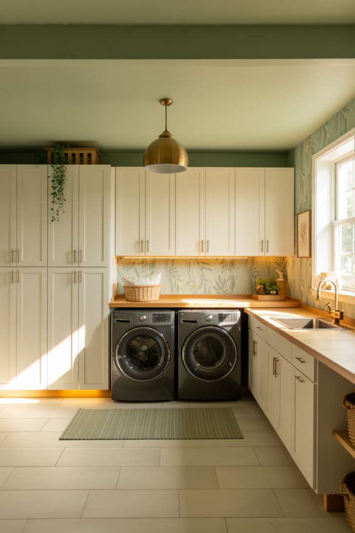 Simple Spaces 12 A garage laundry room