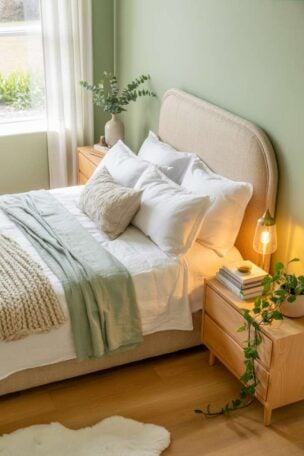 11 Green Guest Bedroom Ideas That Feel Fresh and Welcoming A green guest bedroom
