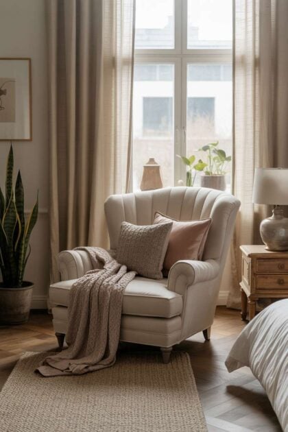 A grown woman bedroom