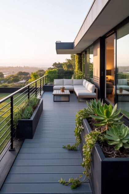 A house balcony design