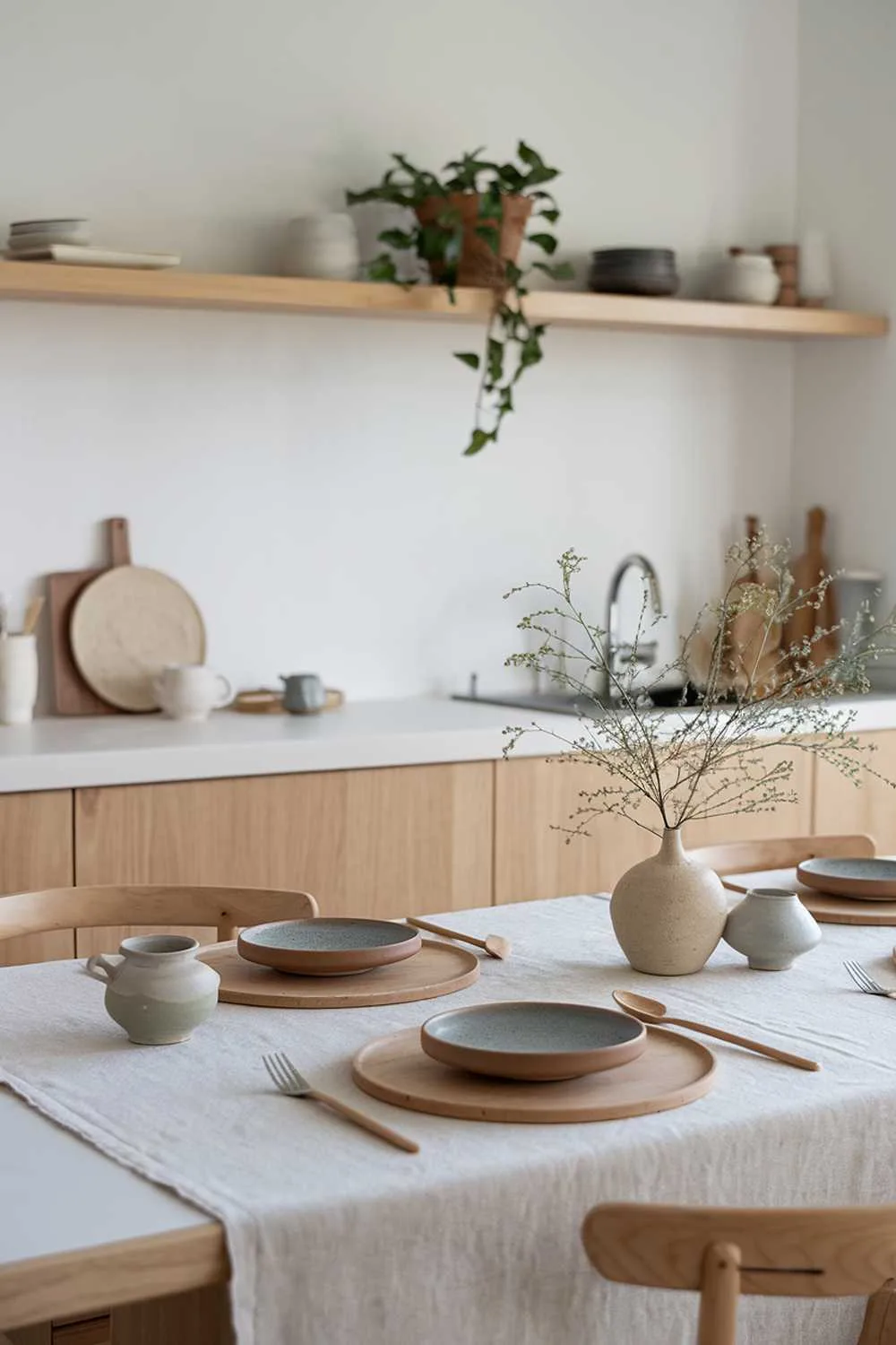 A Japandi kitchen design