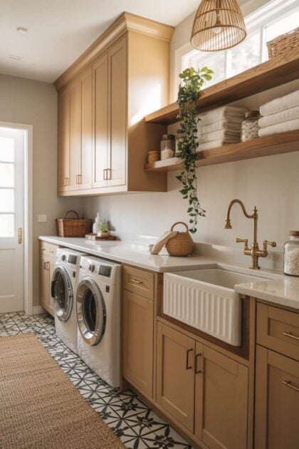 13 Simple Laundry Room Decor Ideas for a Beautiful Space A laundry room decor