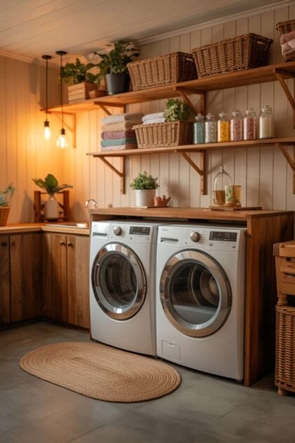 23 Laundry Room Ideas That Mix Design and Functionality 28 A loundry room design