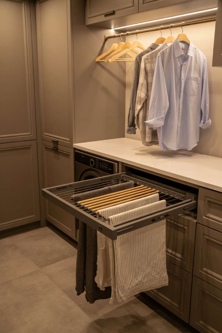 13 Luxury Laundry Room Ideas That Make Chores Enjoyable 6 luxury laundry room ideas 6 From custom laundry room cabinets to smart appliances, these ideas prove that stylish and functional can coexist