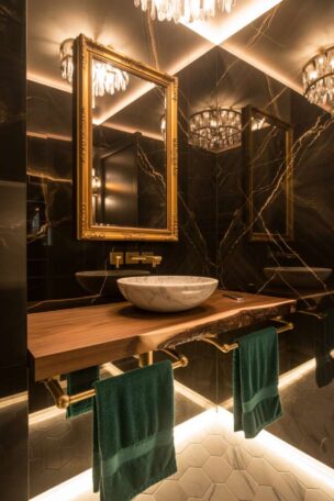 13 Timeless Luxury Powder Room Design
