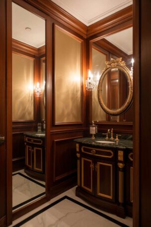 13 Timeless Luxury Powder Room Design