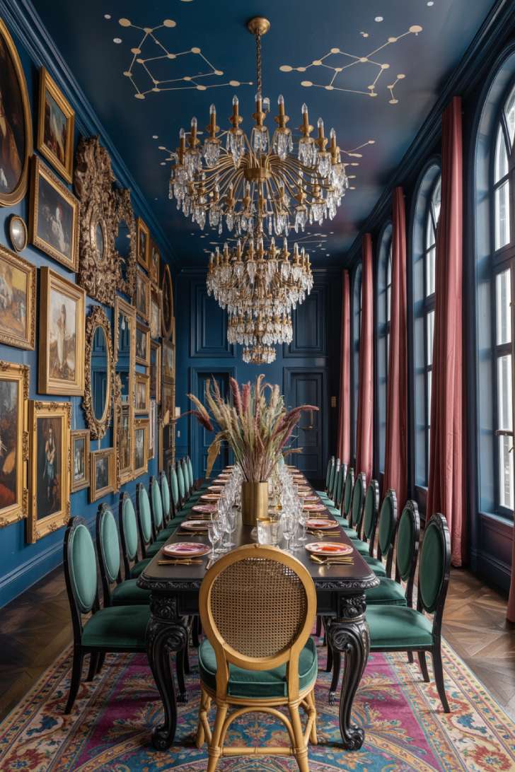 Simple Spaces 10 maximalist dining room