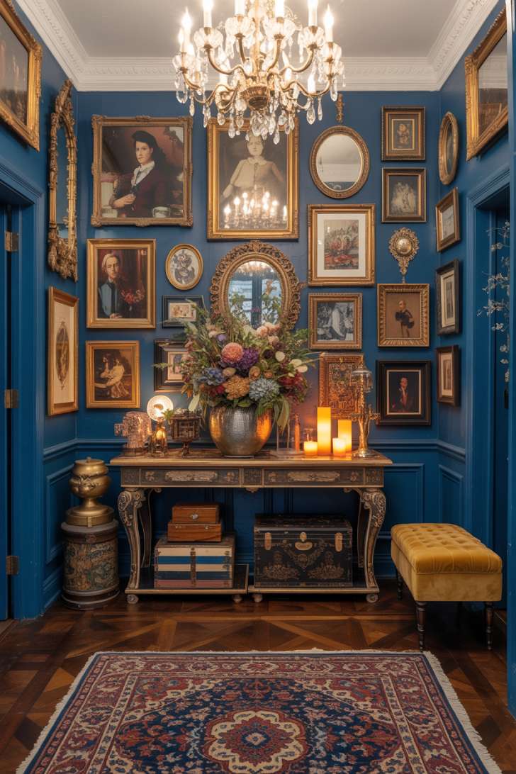 A maximalist entryway