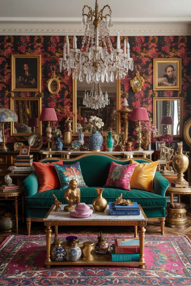 Simple Spaces 10 A maximalist living room