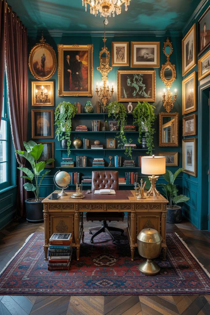 Simple Spaces 13 A maximalist office decor