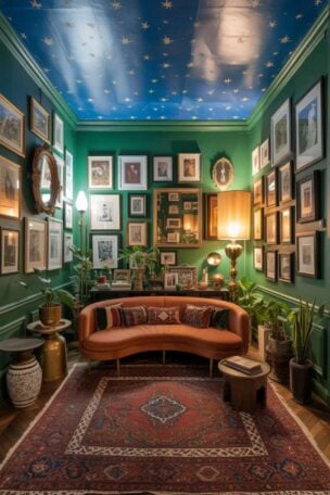 A maximalist studio apartment