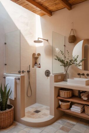 A Mediterranean bathroom design