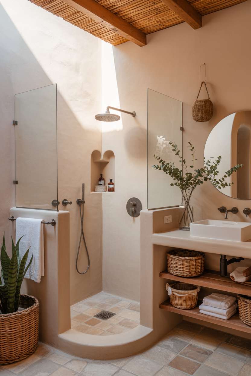 A Mediterranean bathroom design