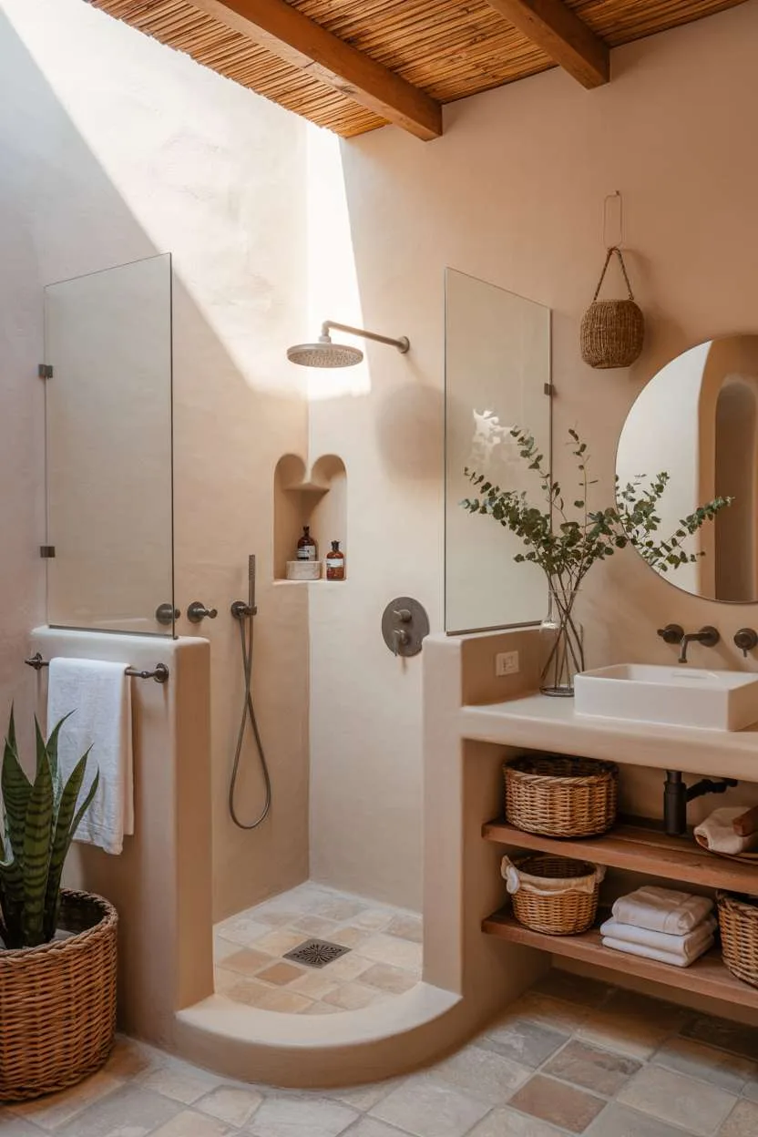 A Mediterranean bathroom design