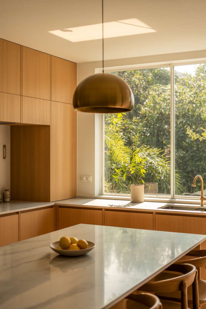 A minimalist kitchen design