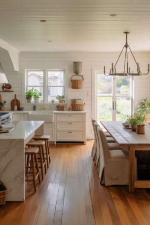 A modern cottage kitchen