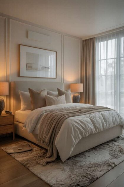 11 Gorgeous Modern Guest Bedroom Ideas for Cozy Comfort 16 A modern guest bedroom