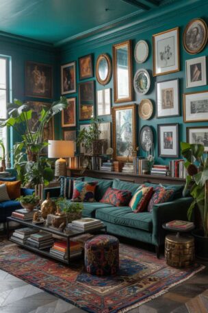 A modern maximalist decor