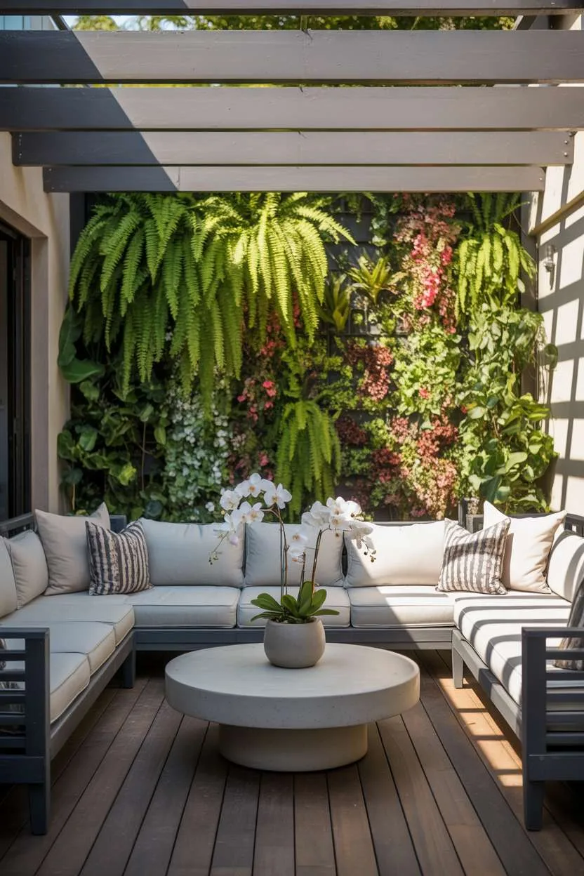 A modern patio design