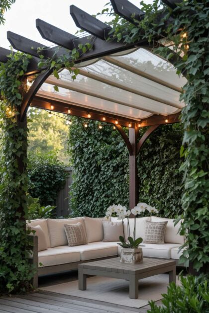 27 Stunning Modern Pergola Design Ideas for Stylish Shade 32 A modern pergola design