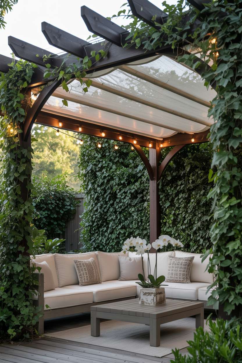 A modern pergola design