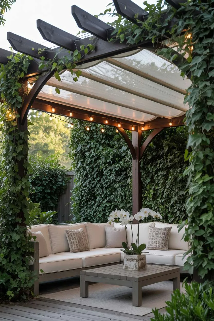 A modern pergola design