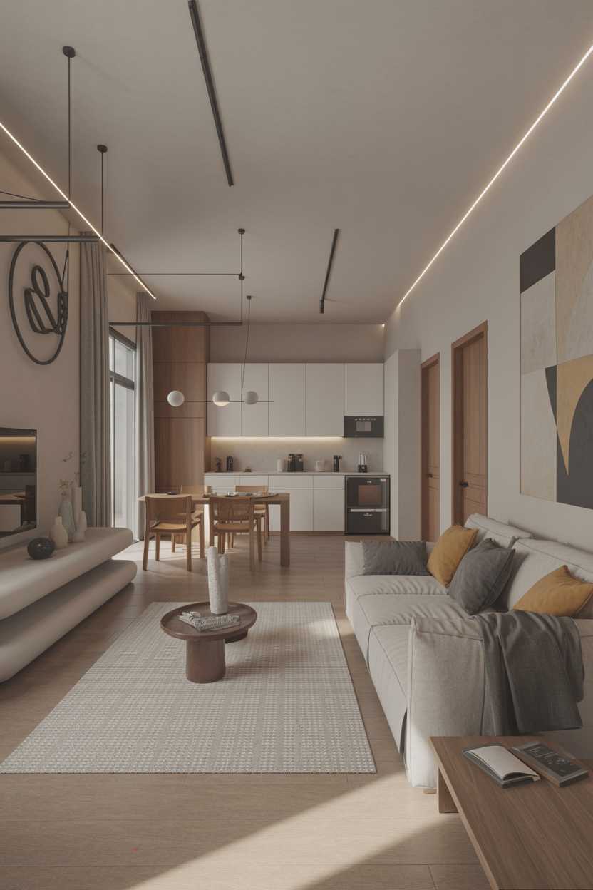 A modern style interior design