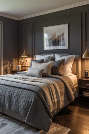 13 Moody Guest Bedroom Ideas for a Sophisticated Stay 17 A moody guest bedroom