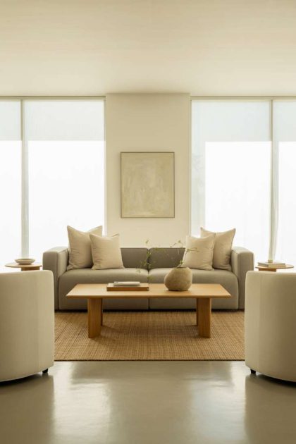 13 Sleek Neutral Minimalist Living Room Ideas for Clean Look