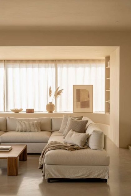 13 Sleek Neutral Minimalist Living Room Ideas for Clean Look