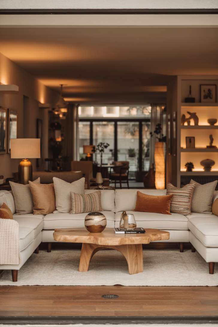 Simple Spaces 10 A neutral warm living room