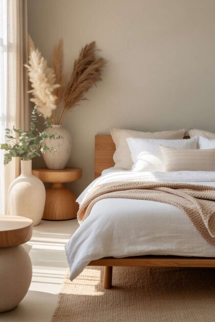 25 Inspiring Organic Modern Bedroom Decor Ideas for Rest 30 An organic modern bedroom decor