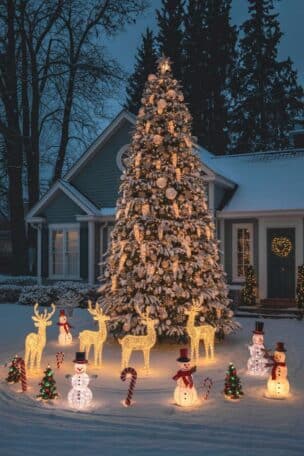 Outdoor Christmas decor