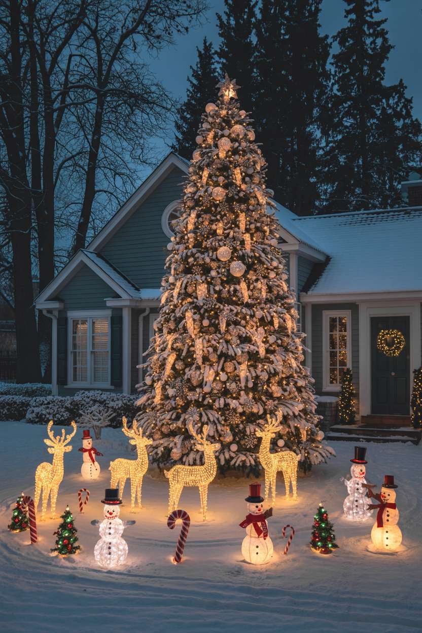 Outdoor Christmas decor