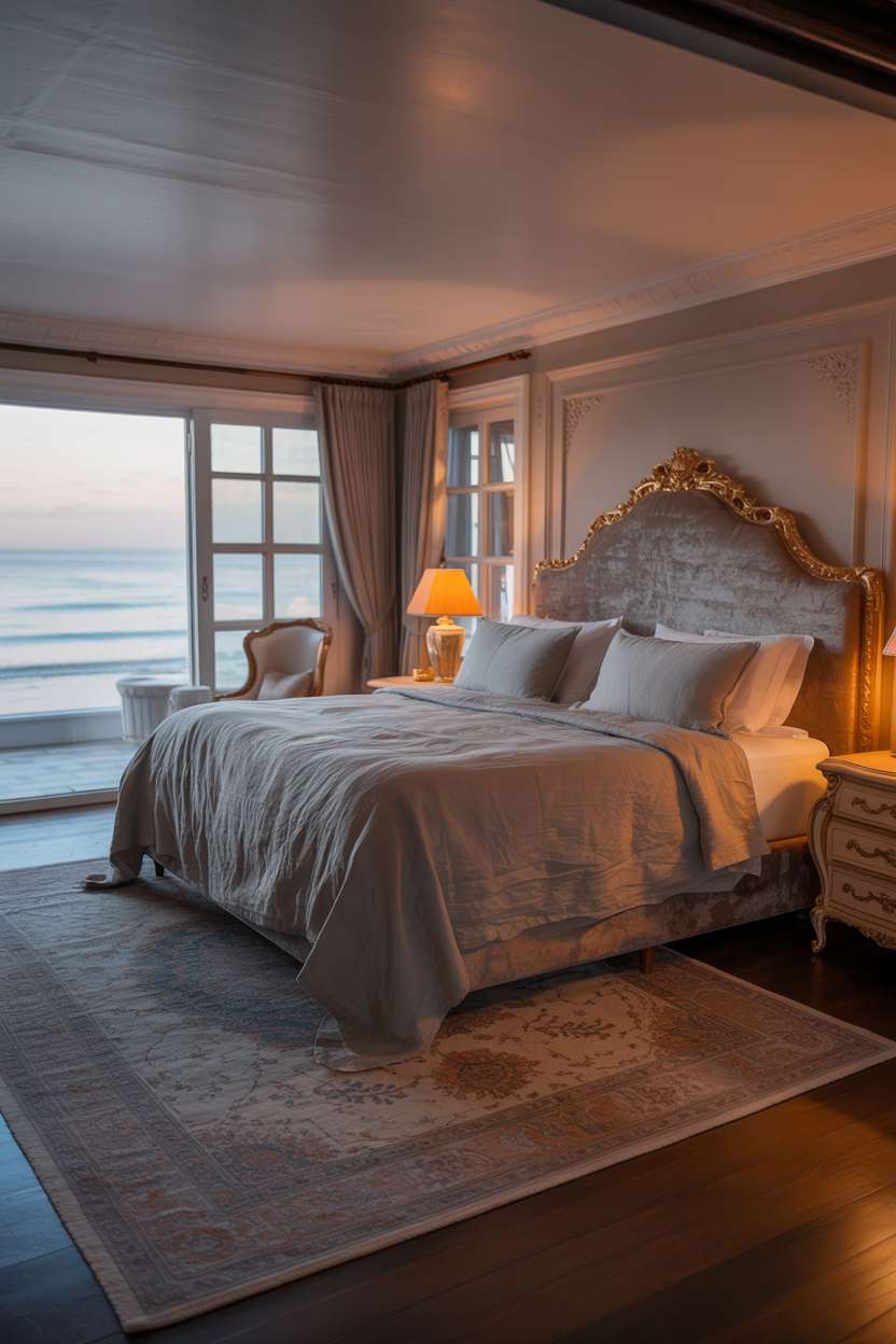 A romantic bedroom